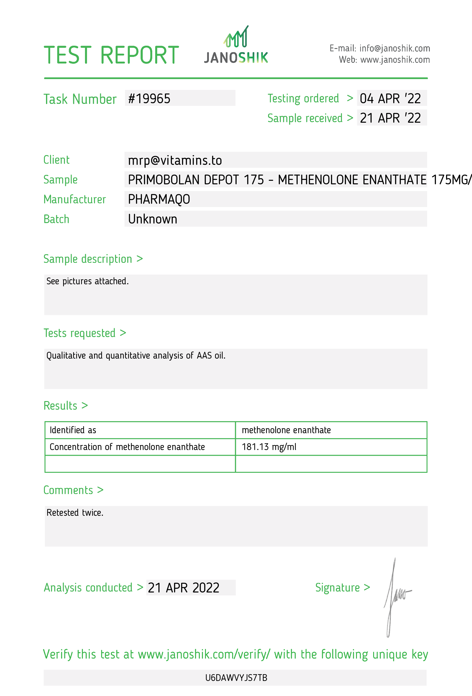 PHARMAQO - PRIMOBOLAN DEPOT 175 - Image 5